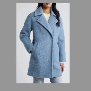 BCBG Blue Boucle Peacoat